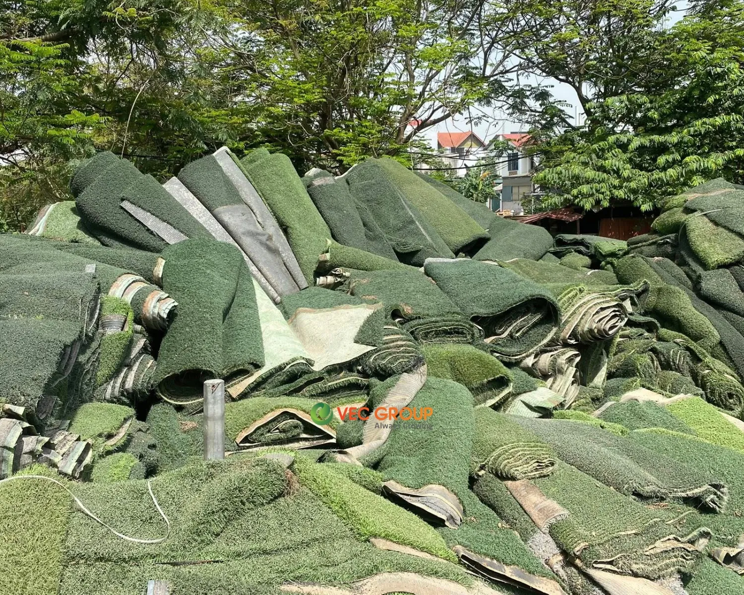 Cỏ nhân tạo thanh lý tại kho Hà Nội